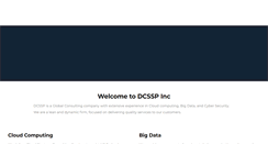 Desktop Screenshot of dcssp.com