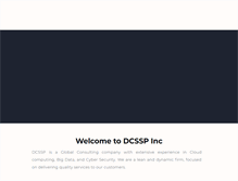 Tablet Screenshot of dcssp.com